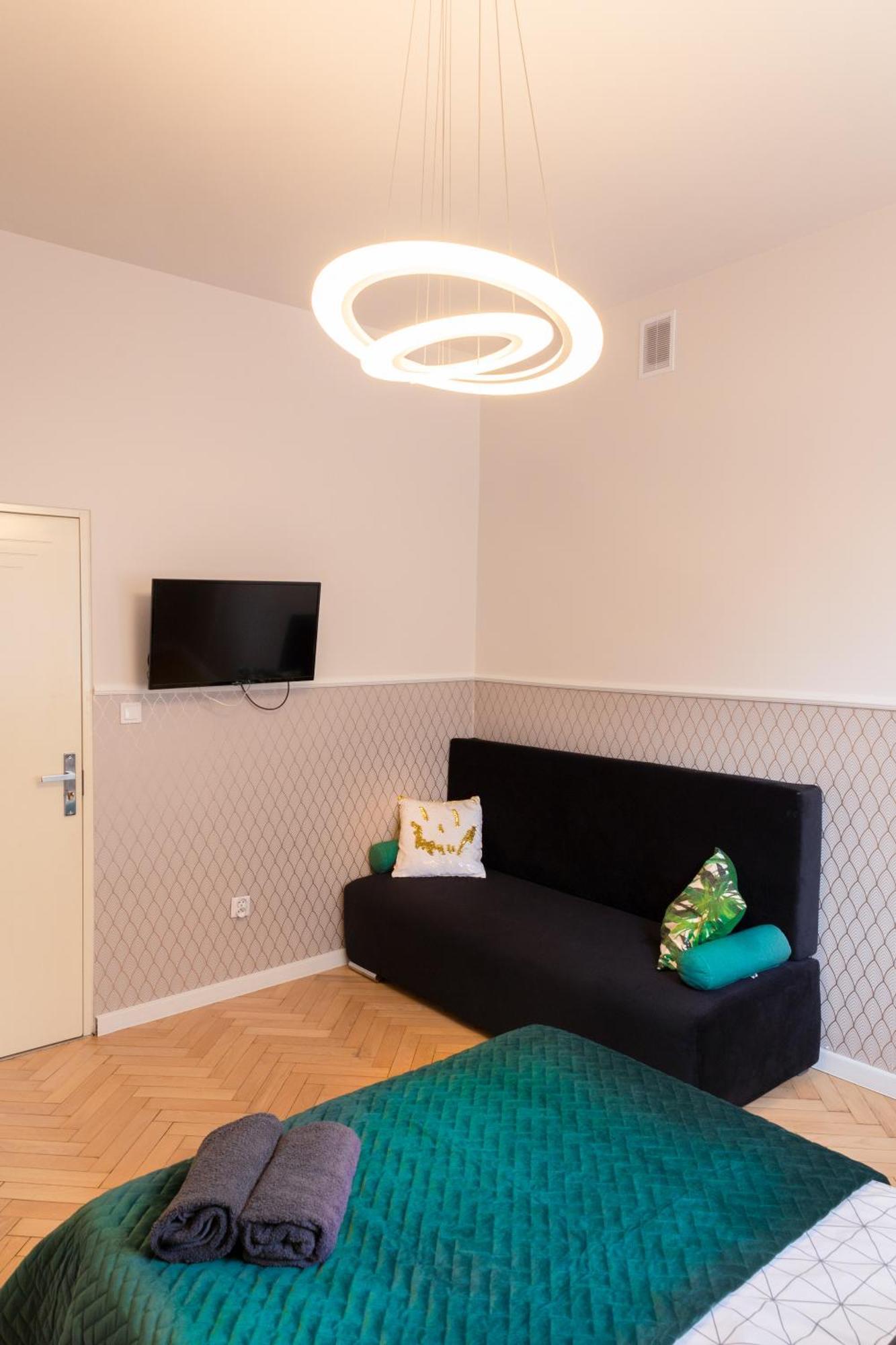 Clicktheflat Aleje Jerozolimskie Center Apart Rooms Warszawa Rom bilde